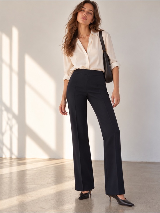 MaxMara Pants - NWT Max Mara Guglia Navy Tailored Trousers Size 10 Made in Italy